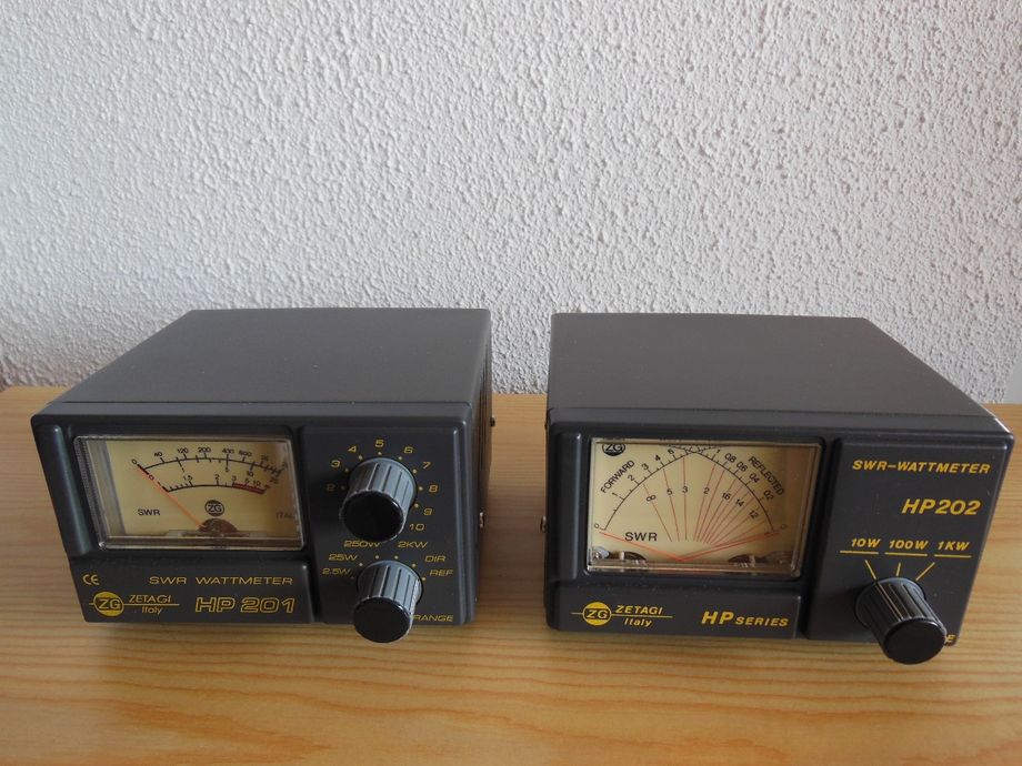 ZETAGI-SWR-METERS;
HP-201-3-200Mhz-50-Ohm-2KW-SSB;Dimm;130x140x80mm;Vekt;0,73Kg;Kr650,-
HP-202-26-30Mhz-50-Ohm-2KW-(UTSOLGT)
 +Porto/stk;Norgespakken;Kr150,-Kontakt;epost;odderiks@online.no