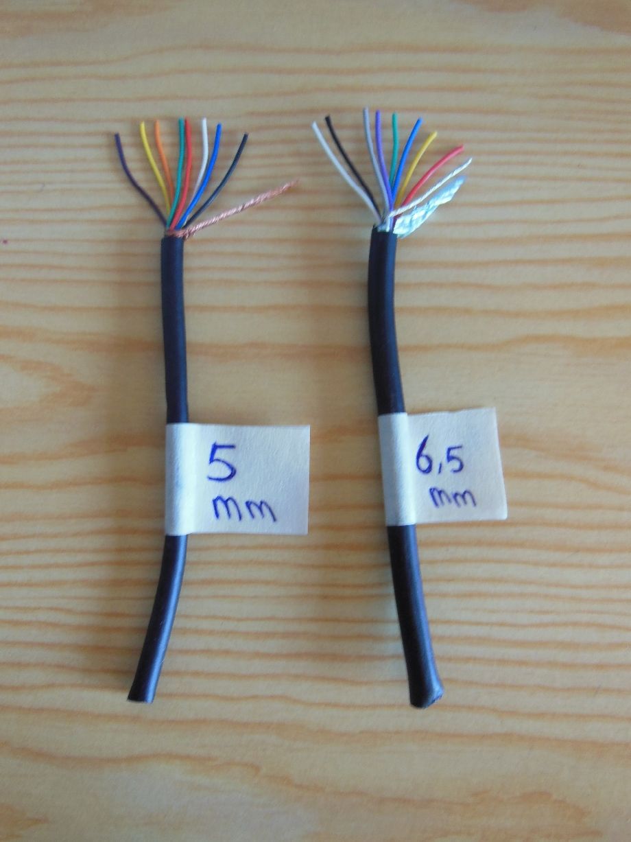 MIKROFON KABEL; DIAMETER;  5mm-6,5mm