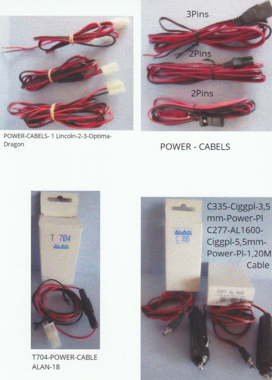 POWER-CABELS-Lincoln-Optima-Dragon;aKr75,- 3Pins;Kr150,- 2Pins;Kr100,- T-704-Kr150,- C335-C277-AL1600 ;a Kr150,-+Porto;
Kontakt;odderiks@online.no