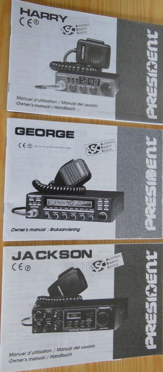 OWNERS-MANUALS;
PRESIDENT-HARRY-GEORGE-JACKSON;
Kr50,-Pr.stk.+Porto (Orginale Service Manuals på noen typer)
odderiks@online.no