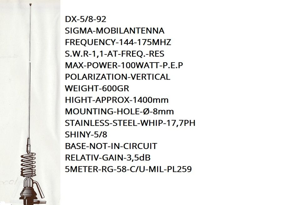SIGMA-DX-5/(-92