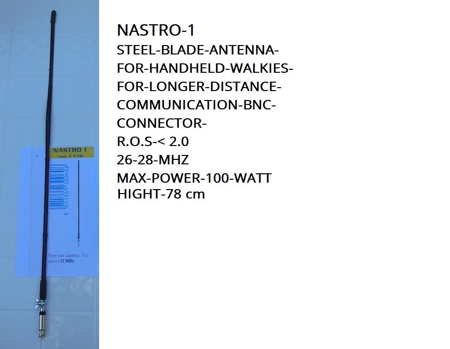 NASTRO-1 BLAD-ANT- Conn;BNC/AD-TNC
Kr300,-+Porto:
 Kontakt;odderiks@online.no