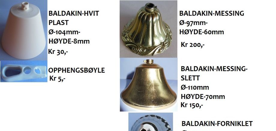 BALDAKINER-LAMPER
Kontakt; odderiks@online.no